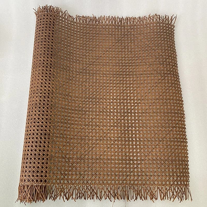 Rouleau de sangle en plastique et rotin indonésien, nouvelles couleurs, feuille de osier, chaise d'e