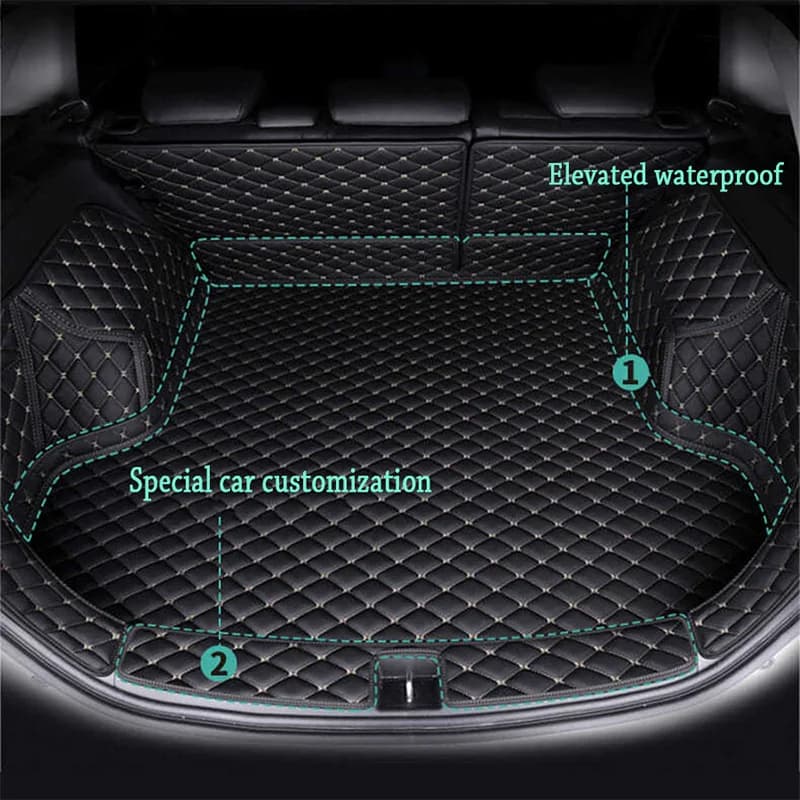 Tapis de coffre pour Kia Sorento Prime UM, 7 sièges, 2015, 2016, 2017, 2018, 2019, tapis, accessoire