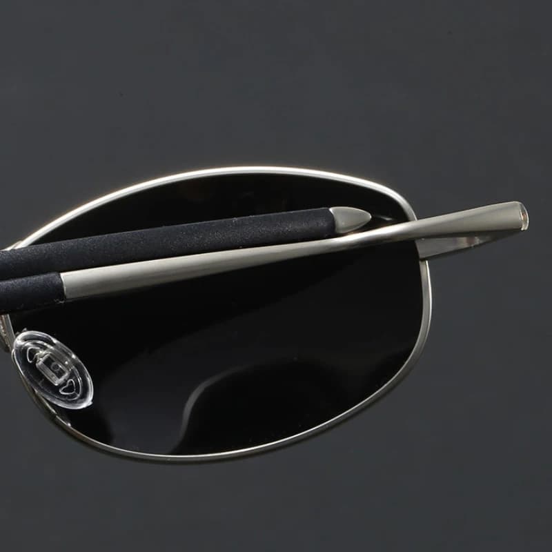 Lunettes de soleil polarisées pour hommes, Protection UV400, monture métallique Ultra légère, pour l