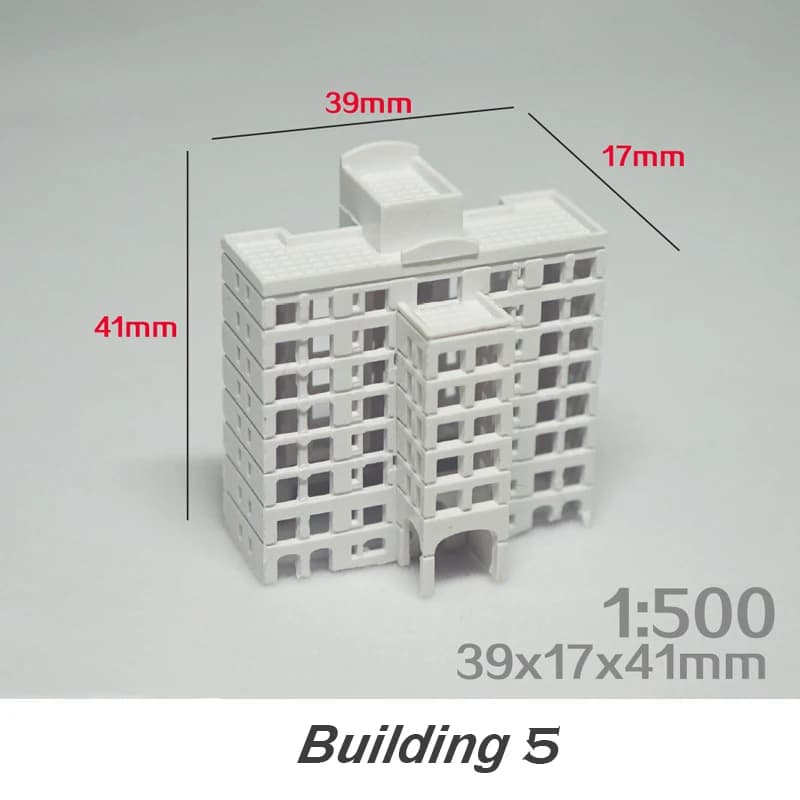 Échelle 1:500, matériaux de modèle de construction, maison Miniature, Architecture ABS pour ville, T