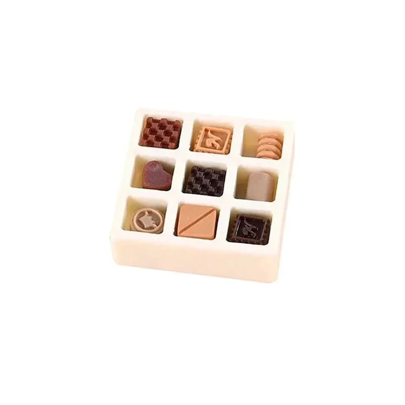 1Pc maison de poupée Simulation Mini chocolat maison de poupée nourriture décoration jouet poupées m