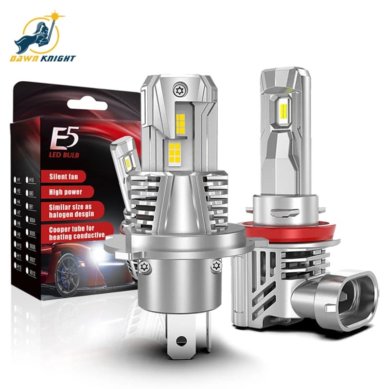 DATARY KNIGHT-Phare antibrouillard LED pour voiture, Plug and Play, E5, H4, H11, 6500K, H8, H11, 900