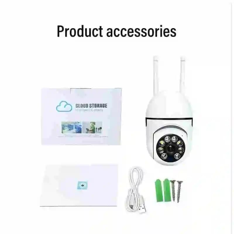 Caméra Robot Wifi 3MP caméra de sécurité intérieure à domicile Vision nocturne Audio bidirectionnel 