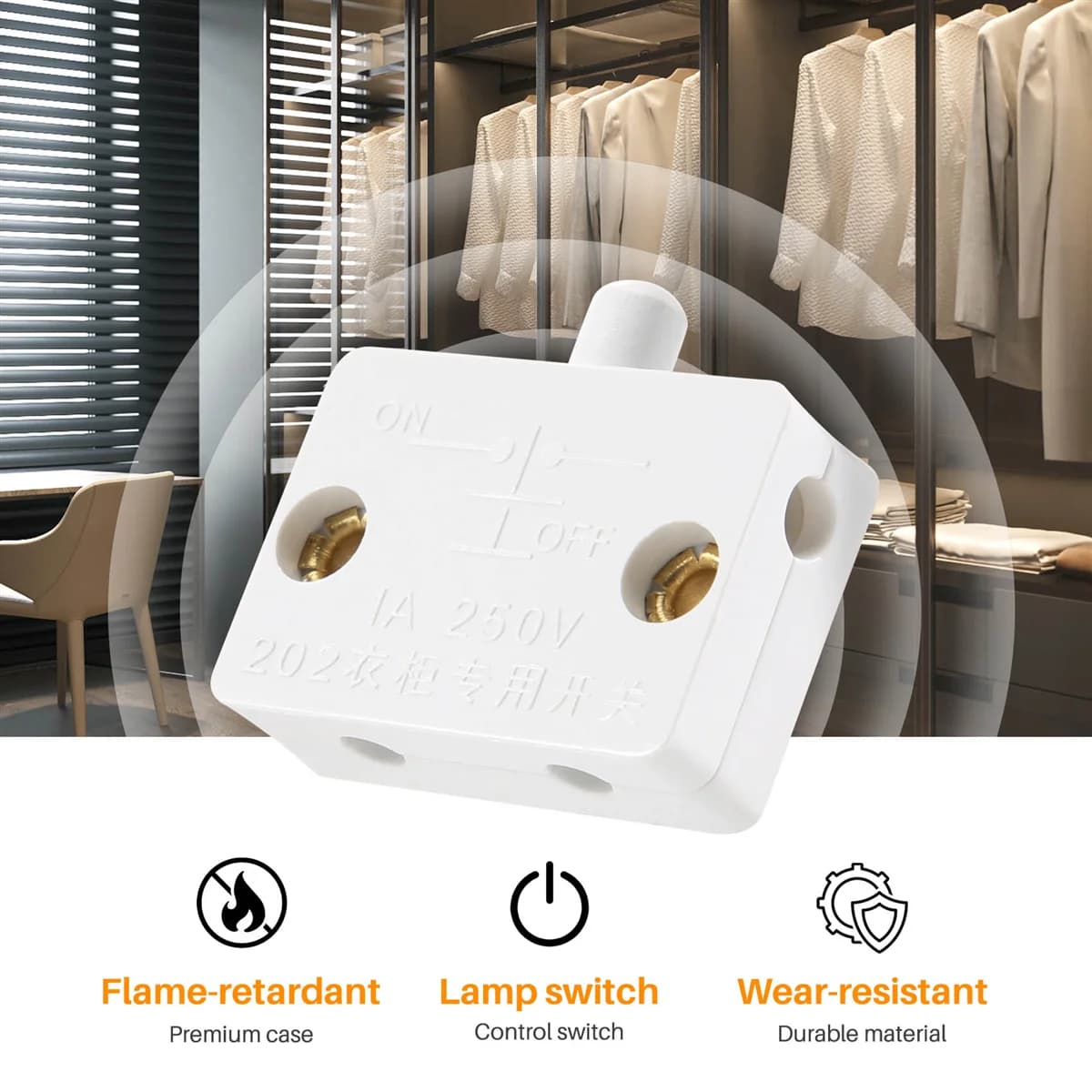 YDSC-Joli LED de porte pour éclairage de Cisco, interrupteurs de lampe électrique d'armoire normalem