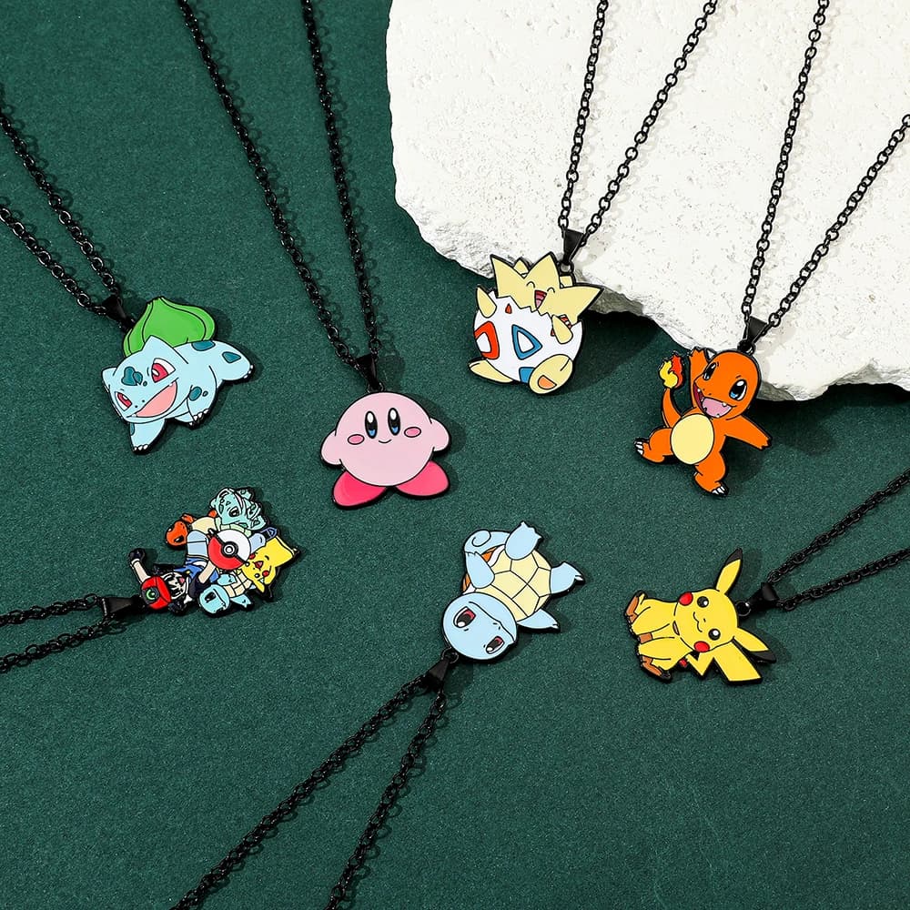 Jouet en métal Pokemon Anime, figurine mignonne, Pikachu, écureuil, Psycanard, Charmander, décoratio