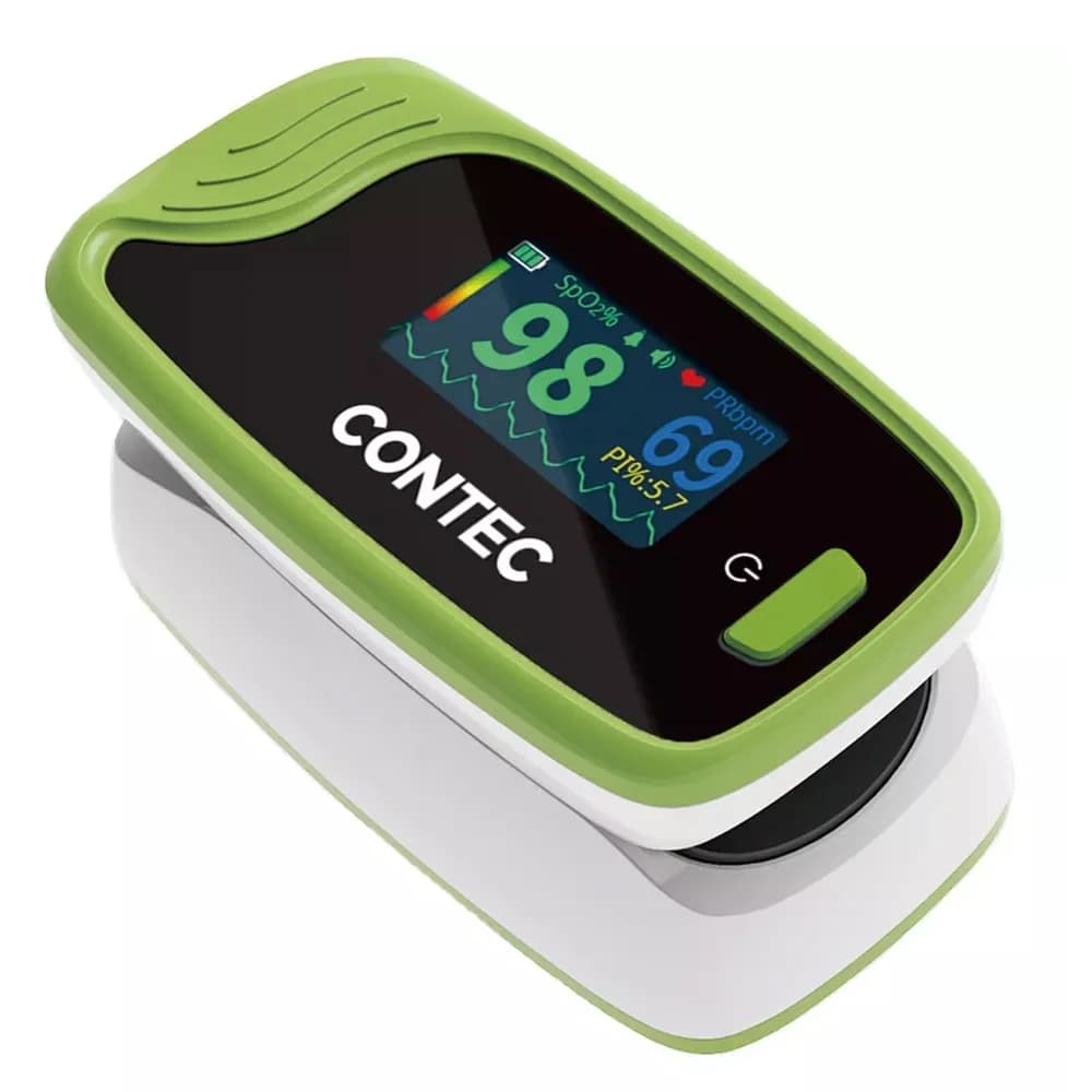 Oxymètre de pouls du bout des doigts CMS50-Pro, écran LCD, moniteur Spo2 PR PI, saturomètre d'oxygèn