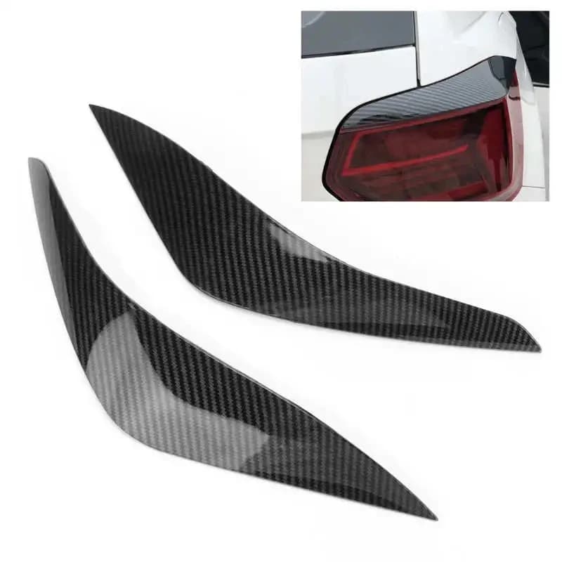 Garniture de couverture de sourcils de paupières de feu arrière de voiture pour Vw Polo Mk6 Aw 2018 