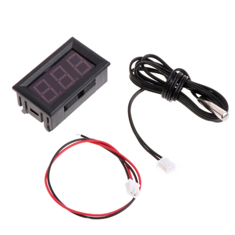 Mini thermomètre numérique LED DC5V ~ 12V, pour moniteur de température de voiture, panneau de mesur