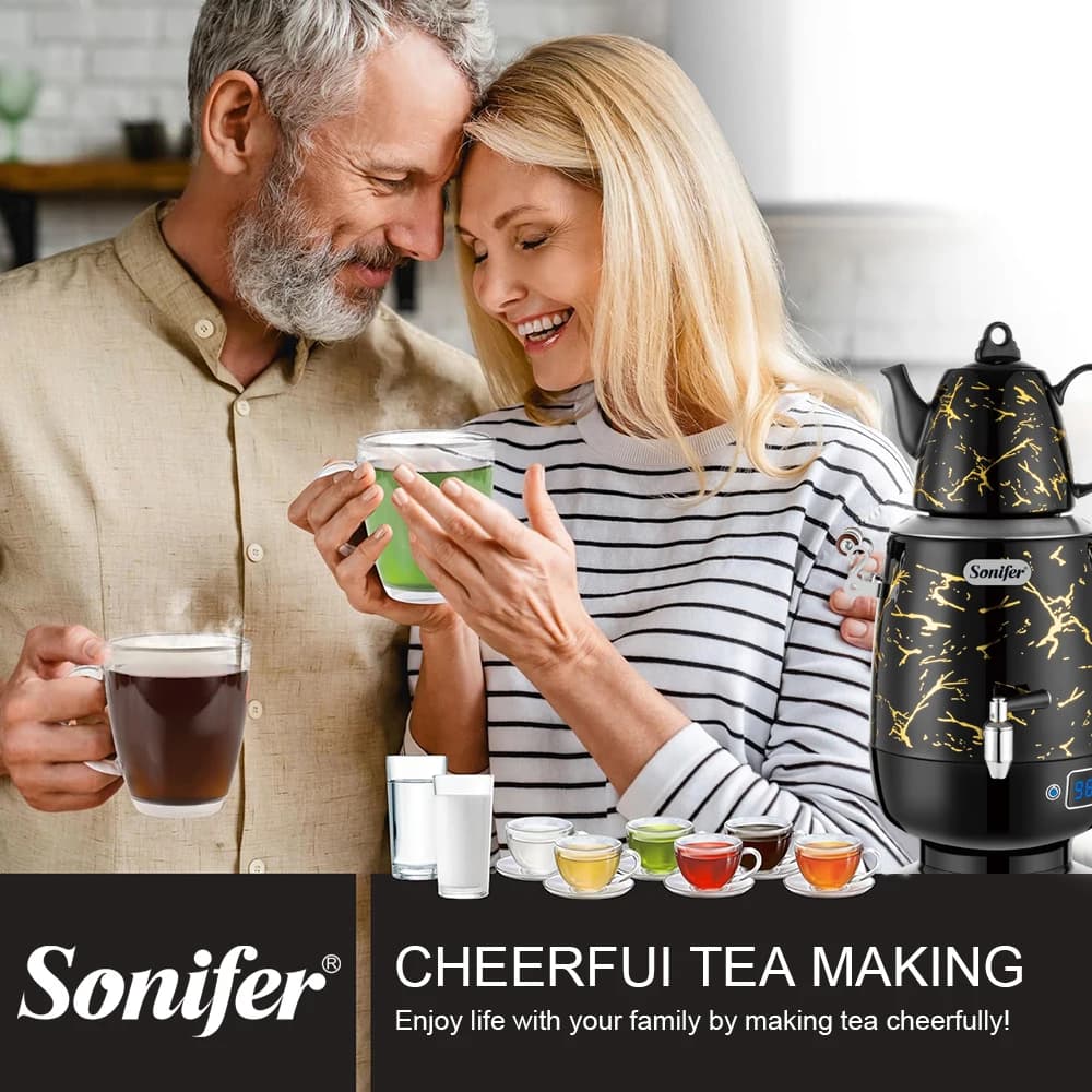 Sonifer 5L électrique Samovar bouilloire électrique en acier inoxydable bouilloire intelligente siff
