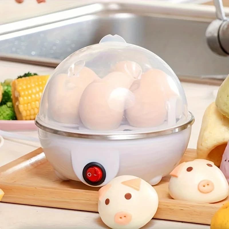 Cuiseur à œufs automatique, mise hors tension, machine multifonctionnelle pour 7 œufs à la vapeur, c
