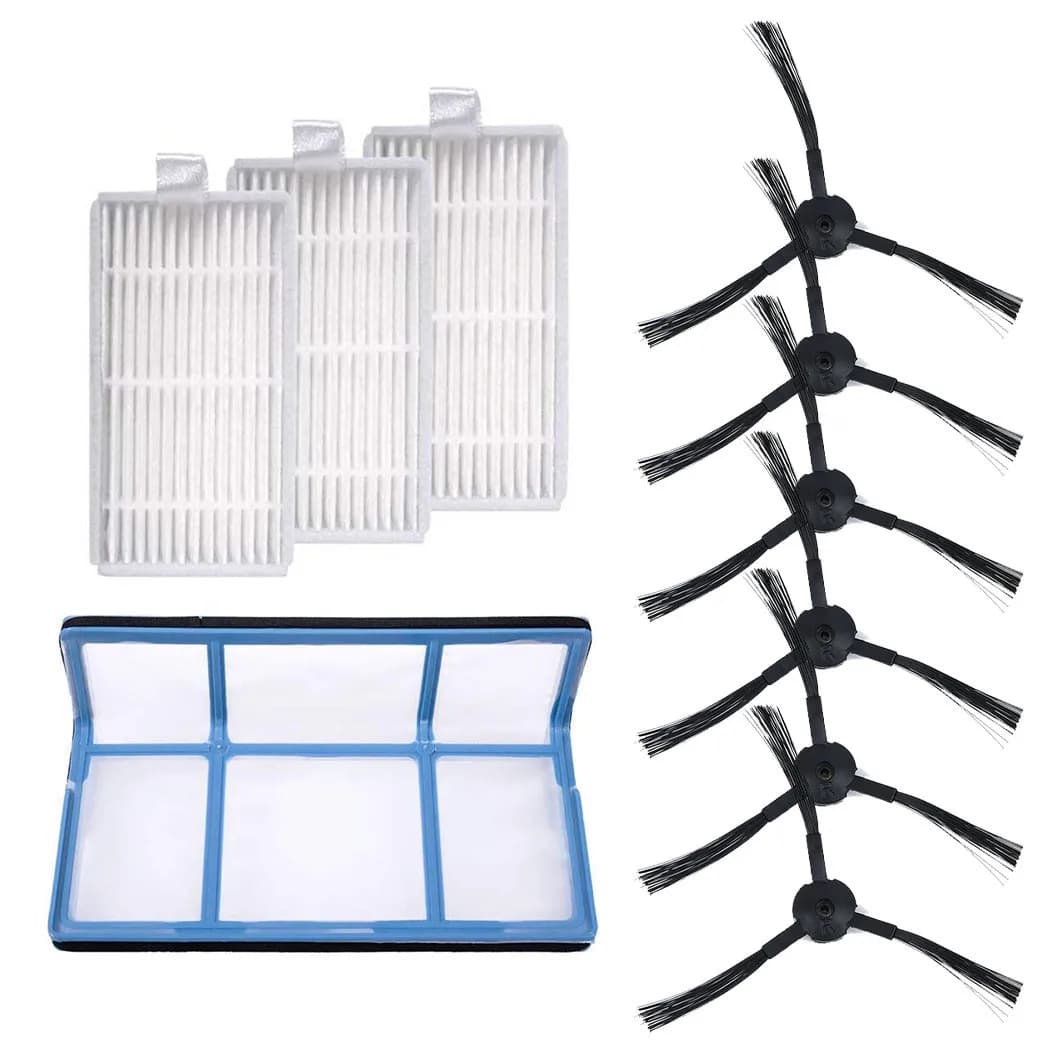 Kits d'aspirateur à brosse latérale avec filtre, pour ILIFE ZACO V3 V3s V5 V5s V5s Pro pour Medion M