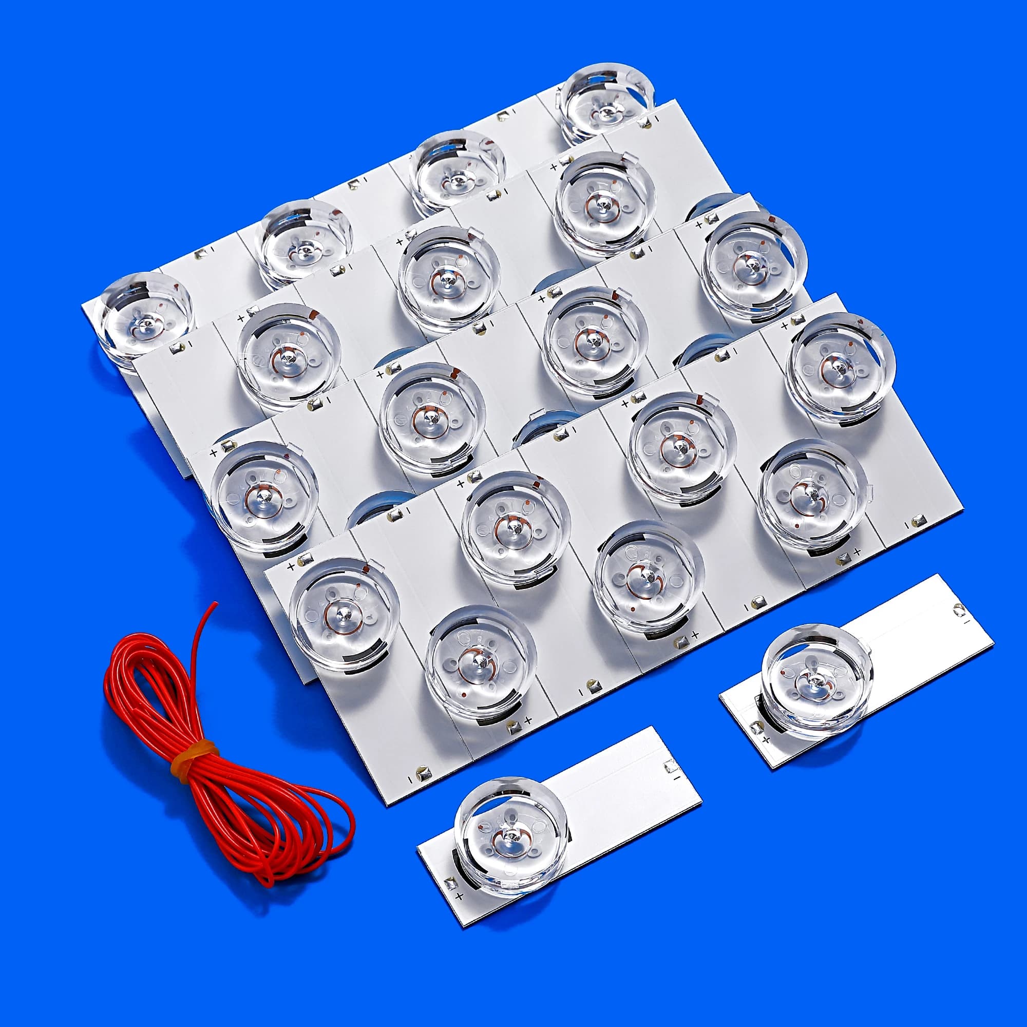 Perles de lampe SMD 3V 6V avec filtre à lentille optique pour réparation de télévision LED 32-75 pou