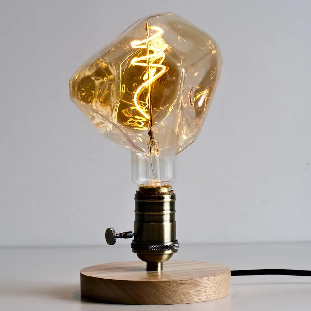 TIANFAN Edison ampoule Led grande pierre G125 4W Dimmable 220-240V E27 2000Kelvin ampoule décorative