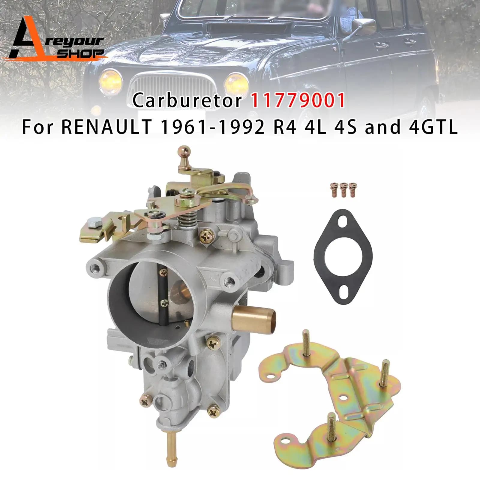 Carburateur 11779001 pour RENAULT 1961-1992 R4 4L 4S et 4GTL