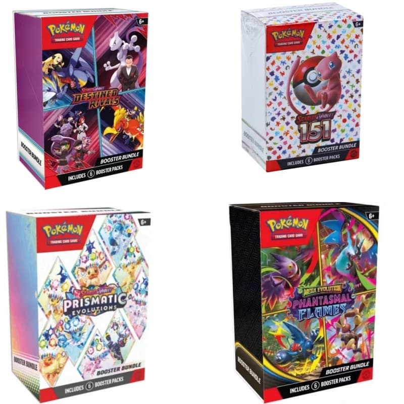 Carte Pokemon v10 Booster, rivales déestinées, évolutions prismatiques, Violet écarlate, 151, anglai