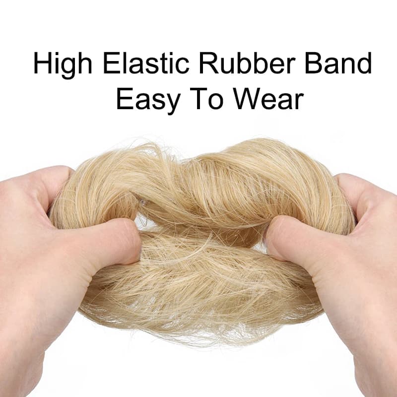 WIGSIN-Chignon synthétique avec élastique pour femmes, accessoires de coiffure, 03/Lazy