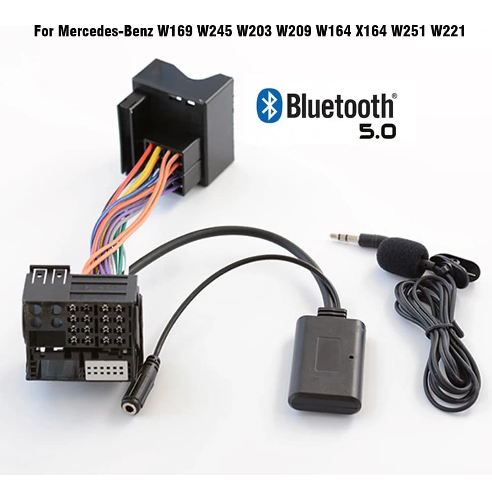 Adaptateur Audio de musique Bluetooth 5.0, câble de Microphone pour mercedes-benz W169 W245 W203 W20