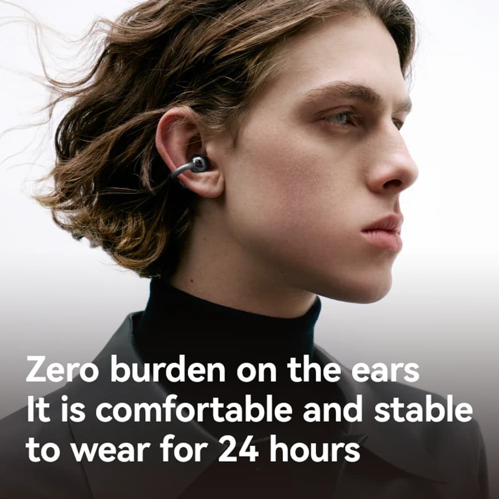 Sanag S7S AI oreille ouverte pince sur casque HiFi 3D stéréo qualité sonore AI Assistant sans fil Bl