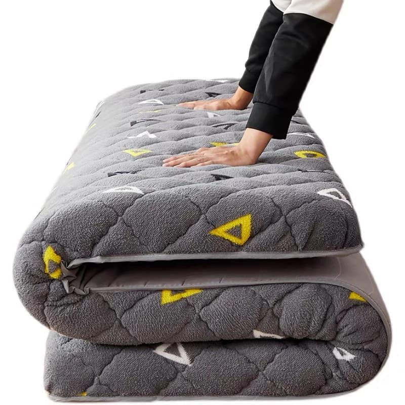 Matelas portable en laine d'agneau, tatami, futon, glouton, rembourrage en coton, dortoir étudiant, 