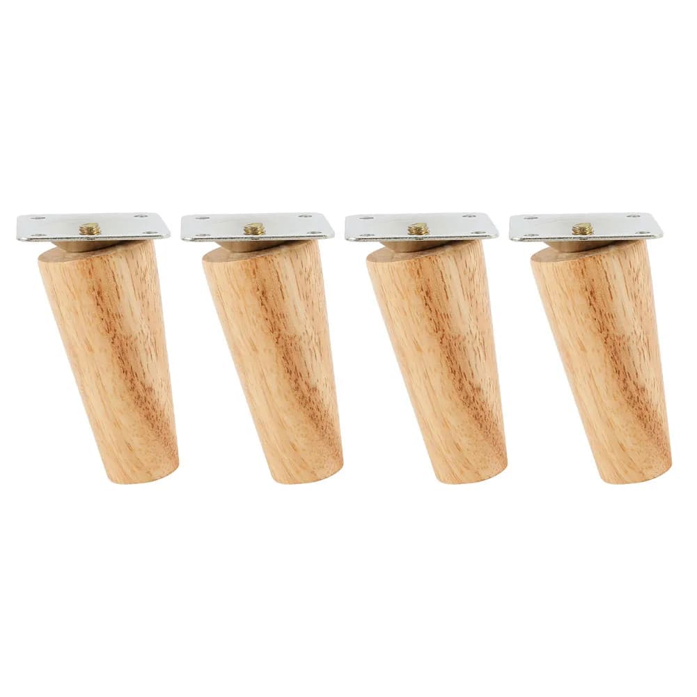 8/10/15cm meubles en bois massif jambe pieds droits canapé-lit armoire Table et chaise pieds de remp