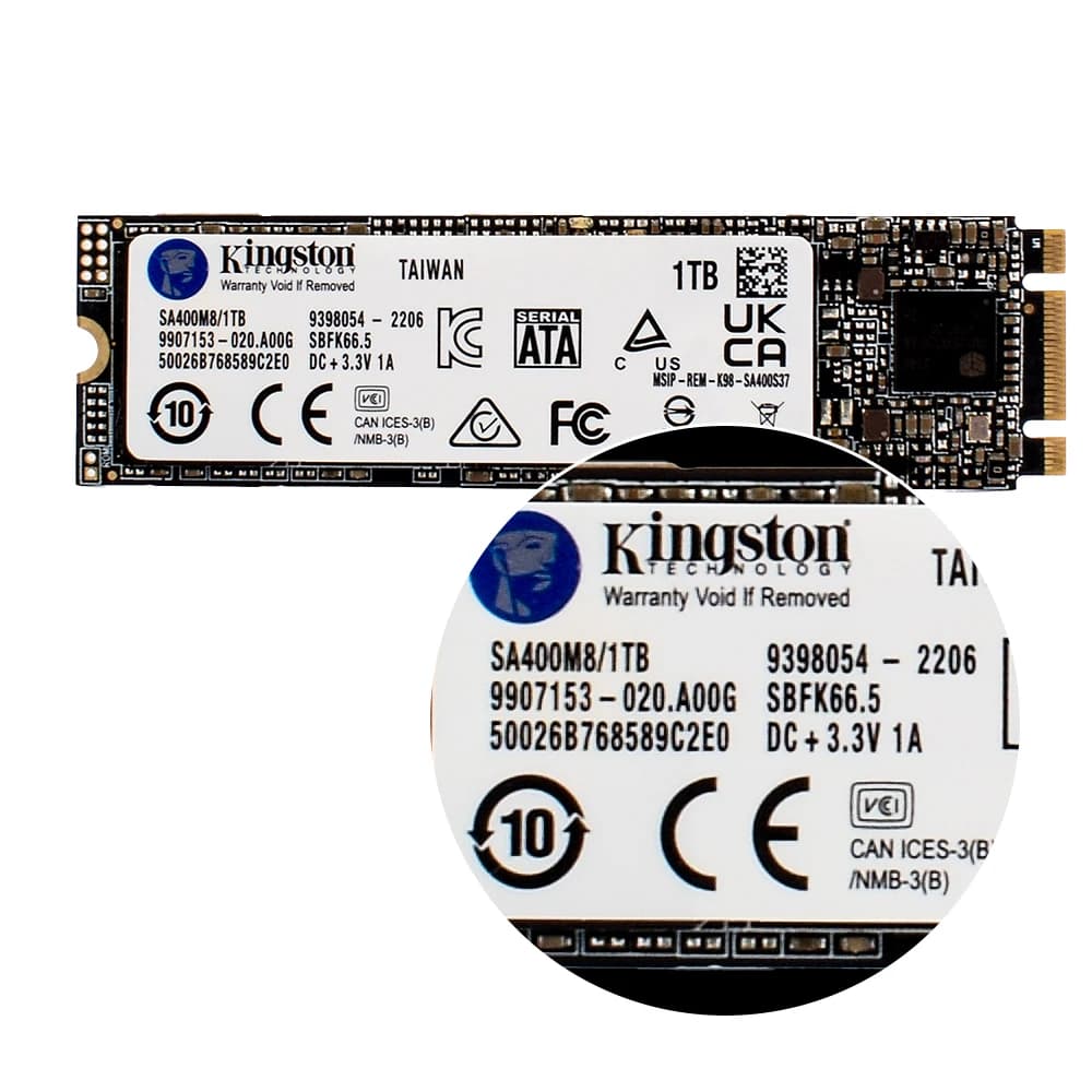 Kingston A400-NGFF SSD M.2 2280 disques SSD internes 2 to 1 to 480G 240G 120G M.2 SSD disque dur SAT