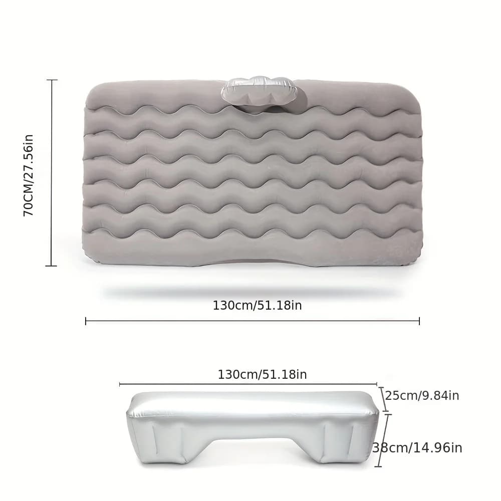 Matelas de voyage gonflable à Air pour voiture, lit universel pour siège arrière, oreiller de canapé
