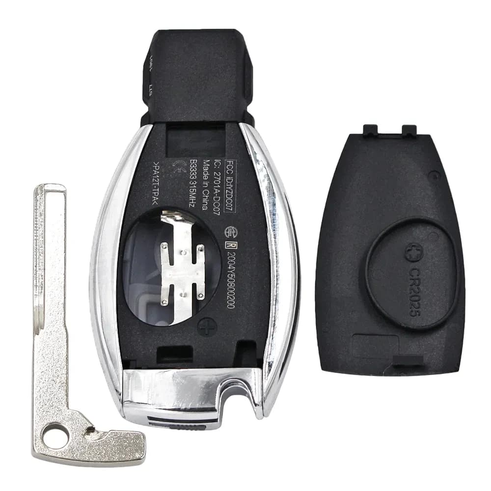 Clé de voiture intelligente à distance sans logo, 2/3/4 boutons, 433MHz, Style BGA, pour MB Mercedes