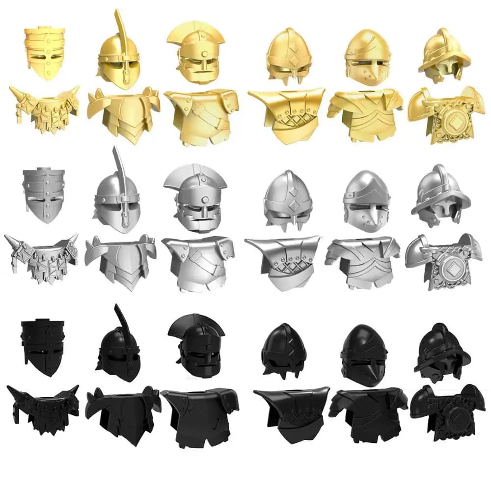 Casque et armure pour Golden Company Second Sons Dothraki non soufflé Bloc de construction de guerre