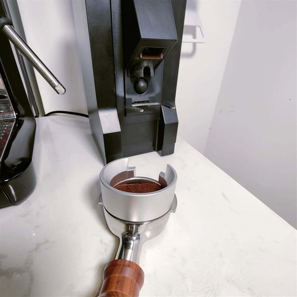Eureka-Anneau de poudre anti-vol pour moulin à café Mignon, adapté à la poignée de la machine à café