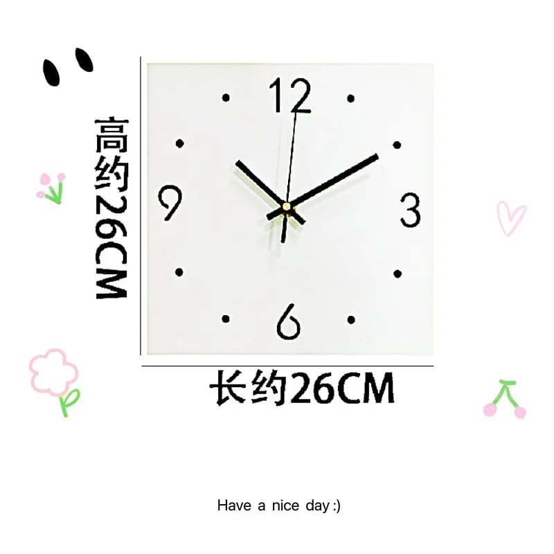 Horloge murale d'angle Double face moderne pour salon, Design minimaliste créatif, mouvement silenci
