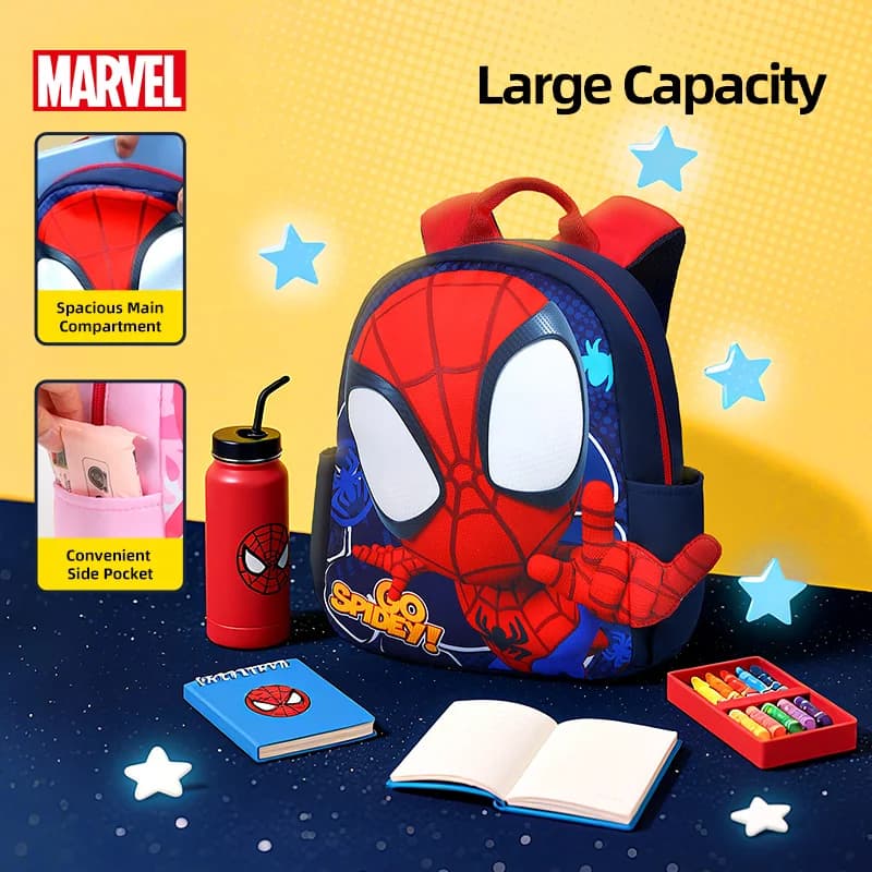 Sac à dos Disney Spider-Man pour tout-petits garçons et filles, mignon, confortable, respirant, ultr