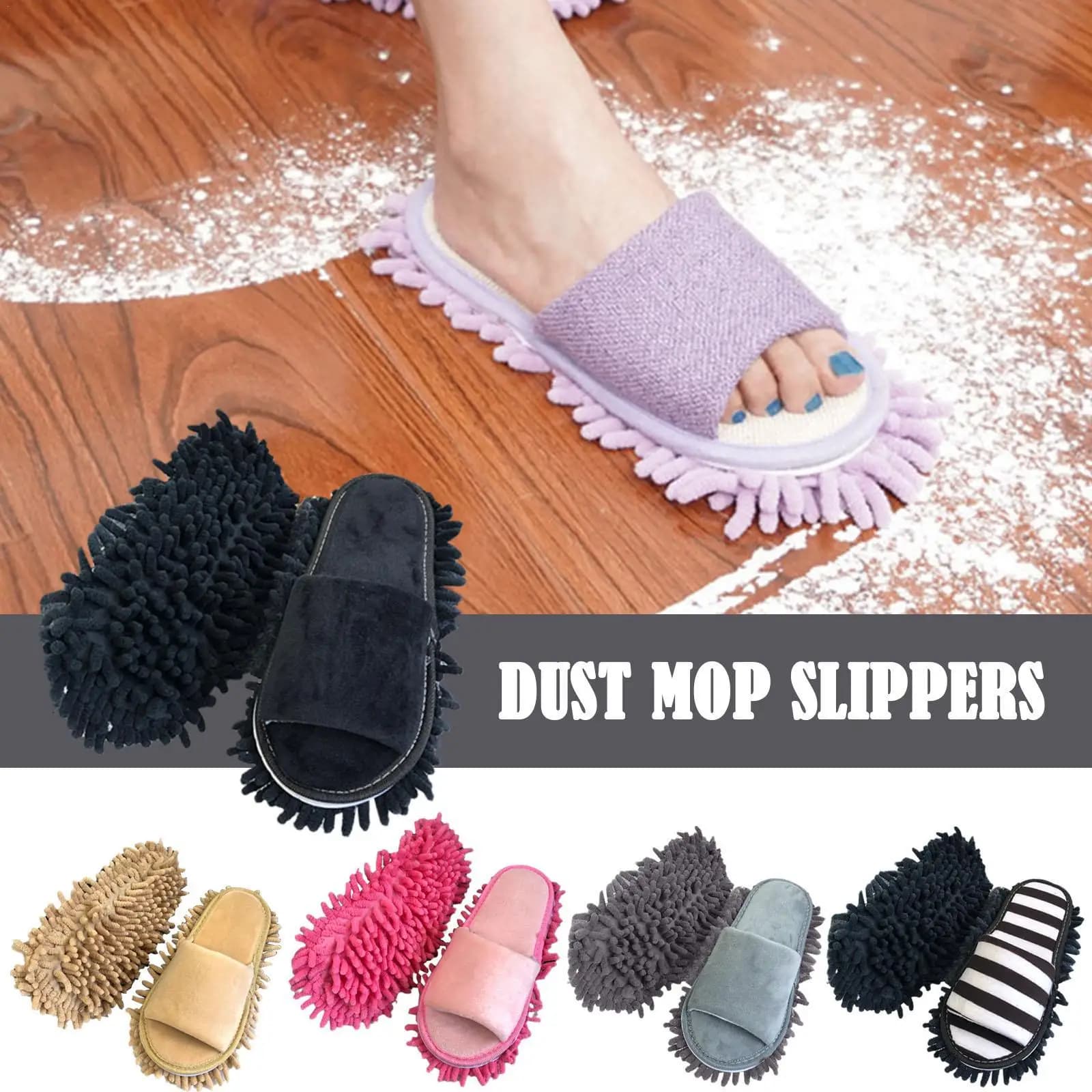 Pantoufles multifonctions en microcarence pour livres de sol, chaussures de nettoyage paresseuses, c