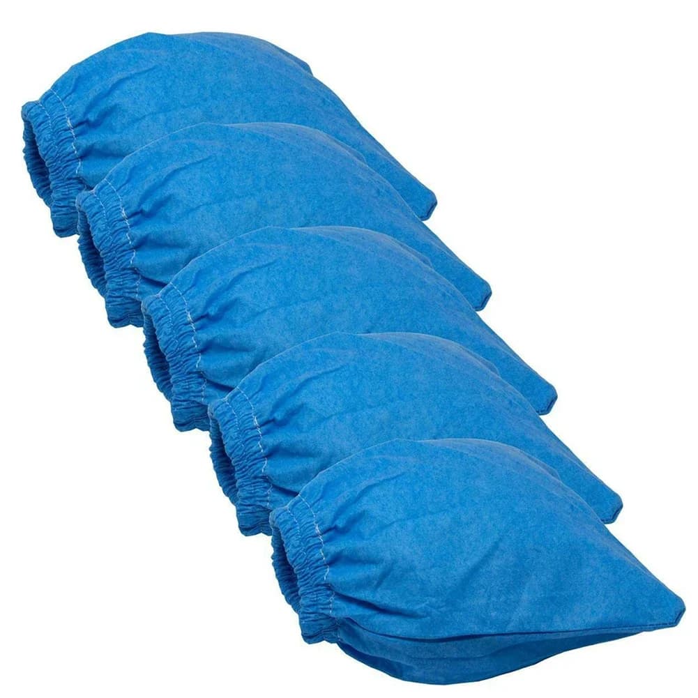 Sacs textiles 13.2x12.8x4.3cm, 5 pièces, bleu pour aspirateur sec et humide Parkside, filtre sec