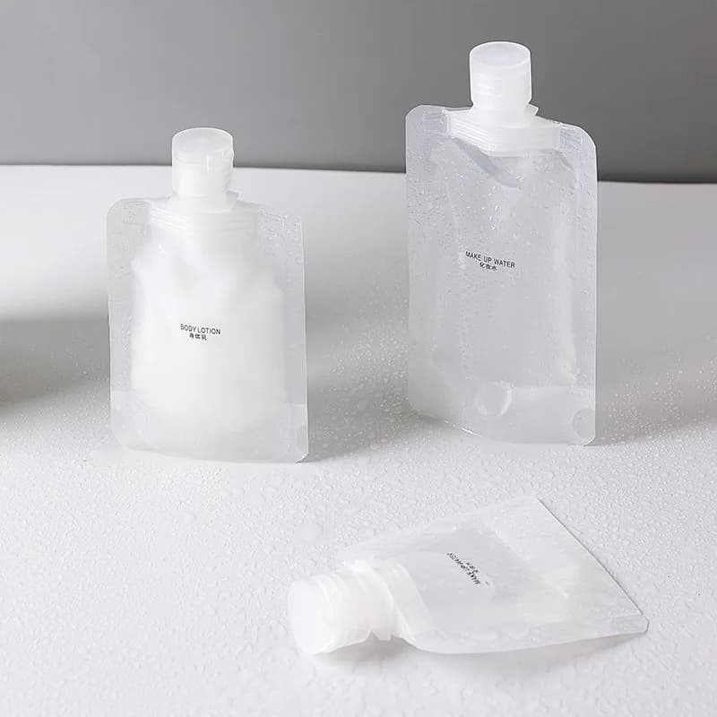 Sac distributeur de Lotion 6 tailles 30-250ml, pochettes réutilisables de voyage pour shampoing liqu