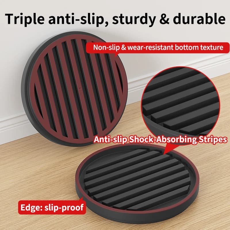 Coussinets antidérapants pour meubles : tailles de 2 pouces, 3 pouces, 4 pouces, carrés/ronds, adapt