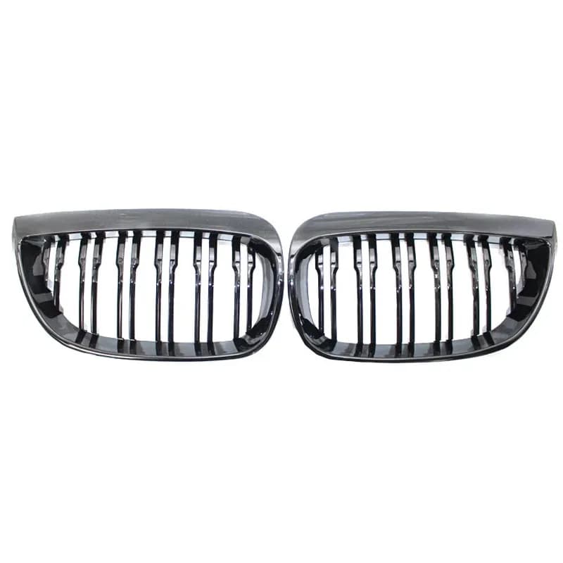 Pour BMW série 1 E81 E87 2004-2011 noir brillant grilles couverture voiture pare-chocs avant amant F