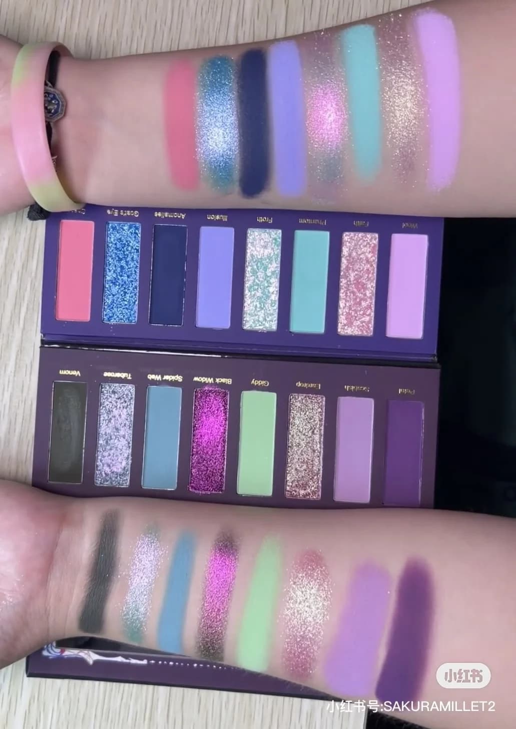 Narimi 10 couleurs fard à paupières Palette mat caméléon miroitant longue durée naturel ombre à paup
