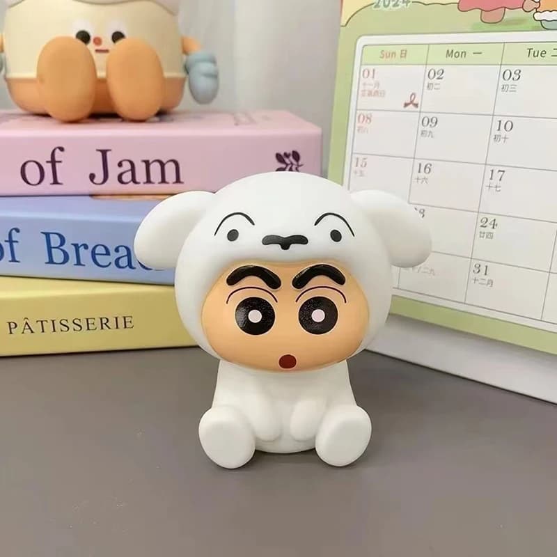 Anime Crayon Shin-Chans tapotant petite lampe de nuit lumière douce protection des yeux chambre chev