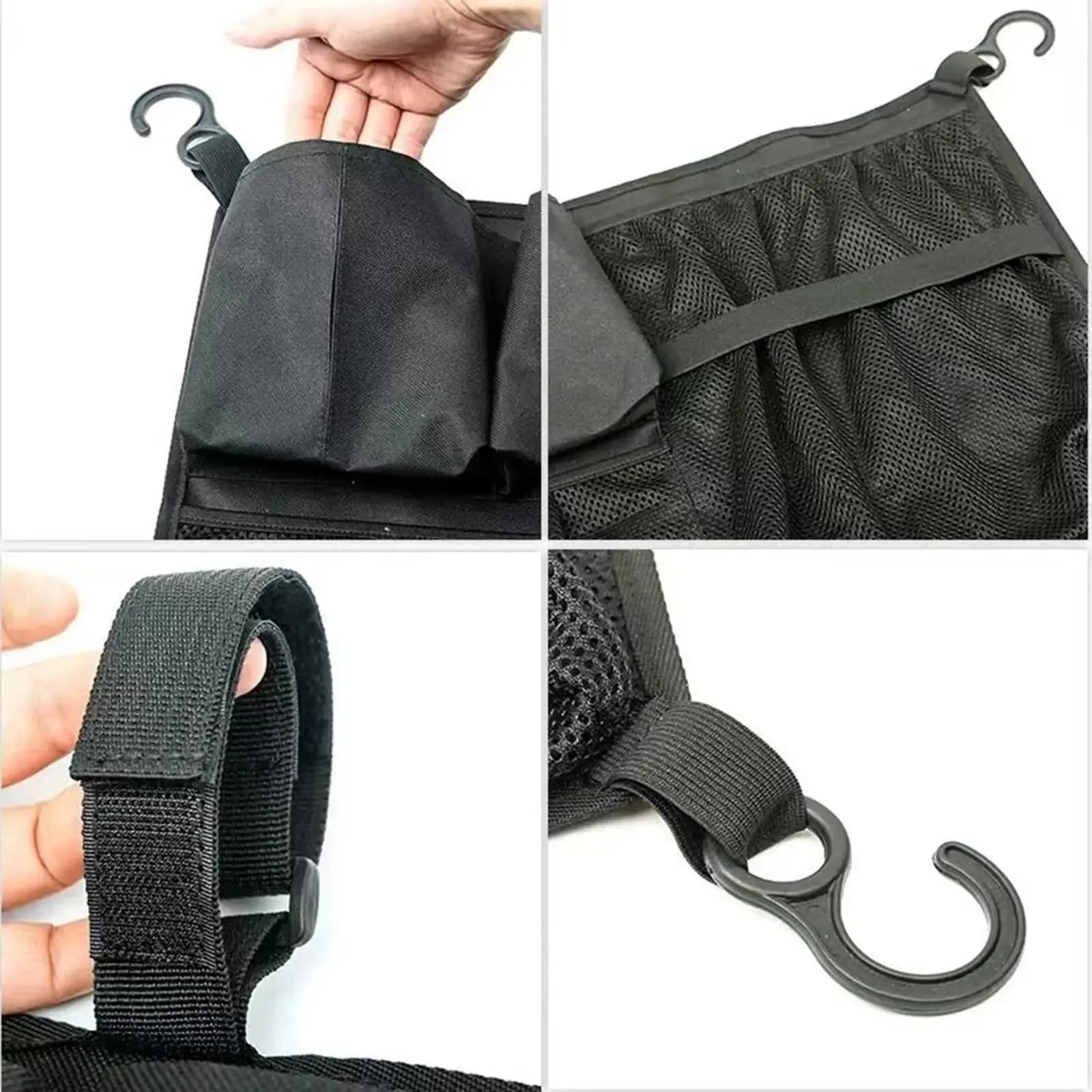 Filet de chargement pour chariot de poussette, organisateur d'accessoires de chariot compatible avec