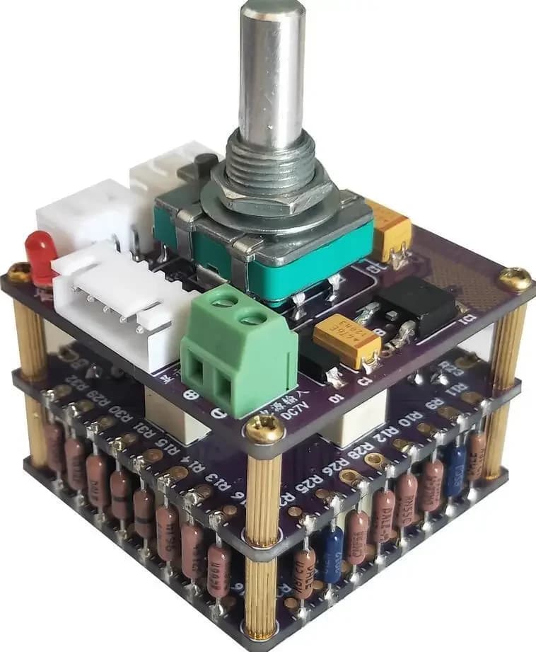 Hiend Potentiomètre de volume à distance 2X 50K stéréo avec résistances Dale (B7-2)