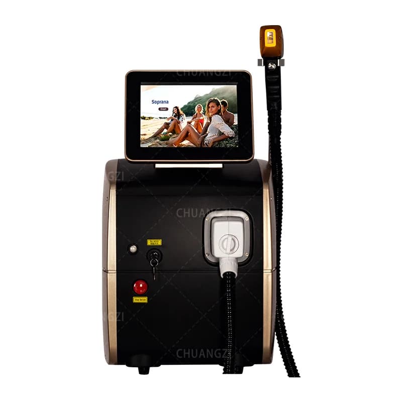 Appareil d'épilation laser à diode 808 nm 5000W pour le visage, Alexandrite, Épilation physique perm