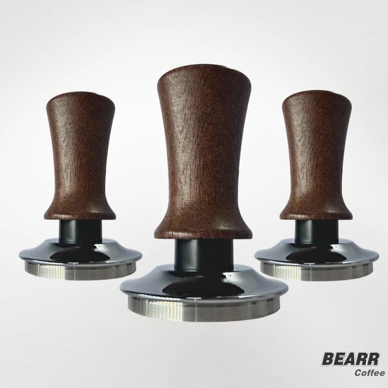 BEARR-Marteau à poudre de café avec manche en bois, profondeur réglable, calibrage horizontal consta