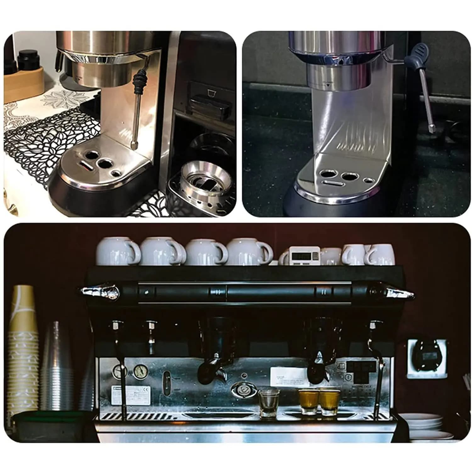 Baguette à vapeur pour Delonghi EC680/EC685, machine à café Rancilio, mise à niveau avec buse à vape