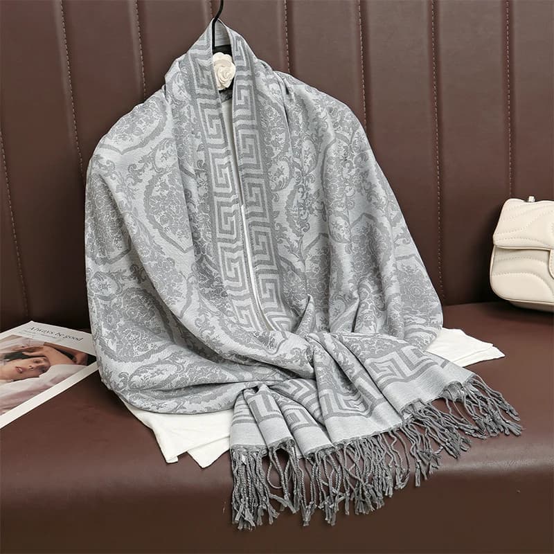 Écharpe de luxe en cachemire épais pour femmes, imprimé, nouveaux enveloppes Pashmina, Poncho de voy