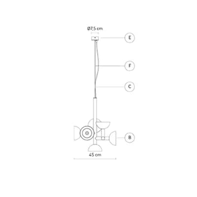 Plafonnier LED au design créatif danois post-moderne, éclairage d'intérieur, luminaire décoratif d'i