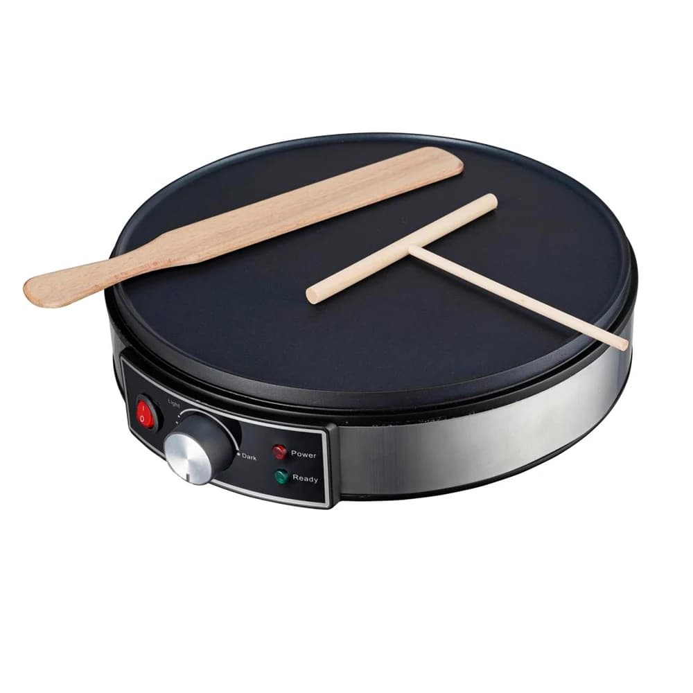Machine à Crêpes Électrique Professionnelle – Idéale pour Crêpes, Pancakes, Roti, Tortillas, Blintze