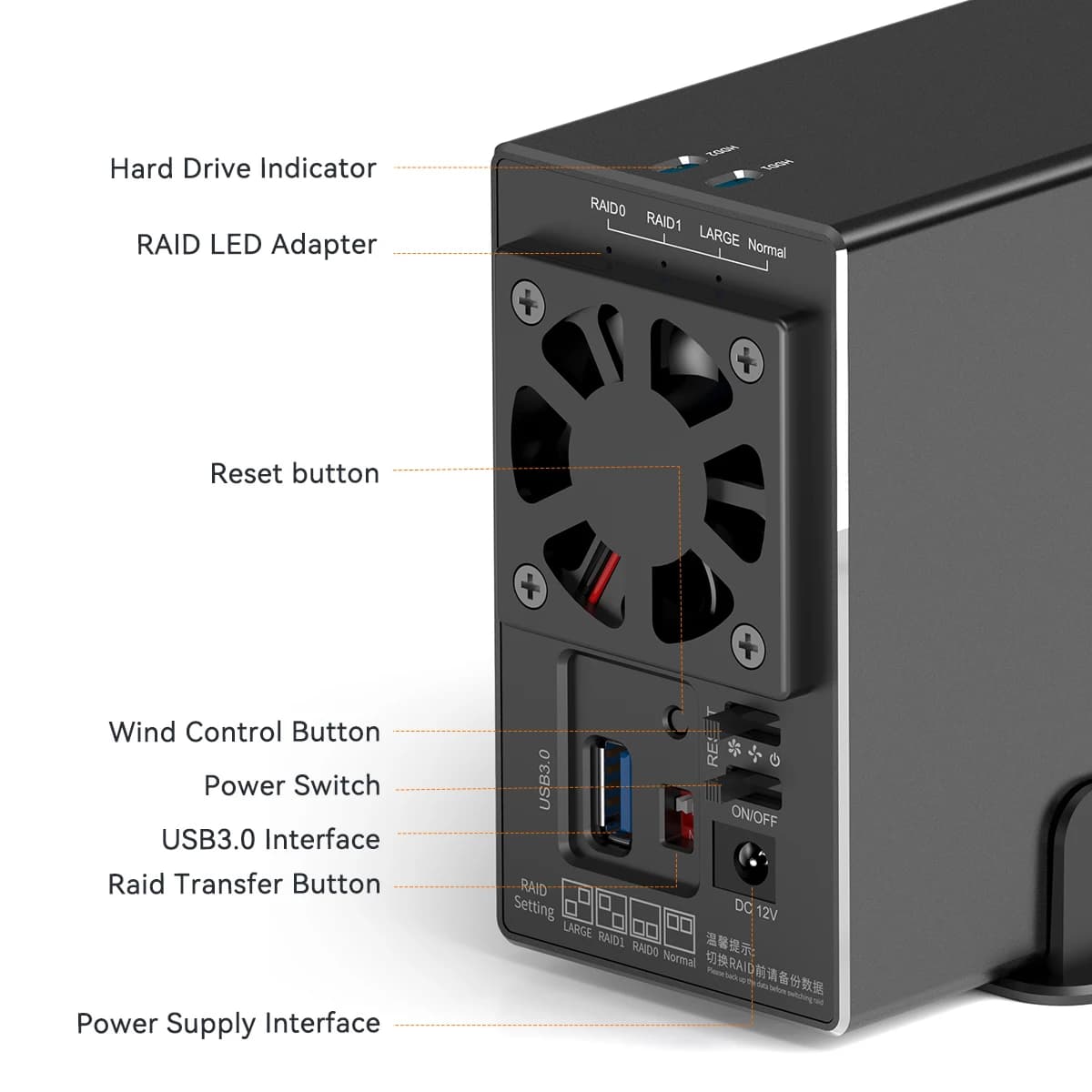 MAIWO-Station d'accueil pour disque dur SATA vers USB 3.0, 2 baies, pour boîtier de 3.5 pouces avec