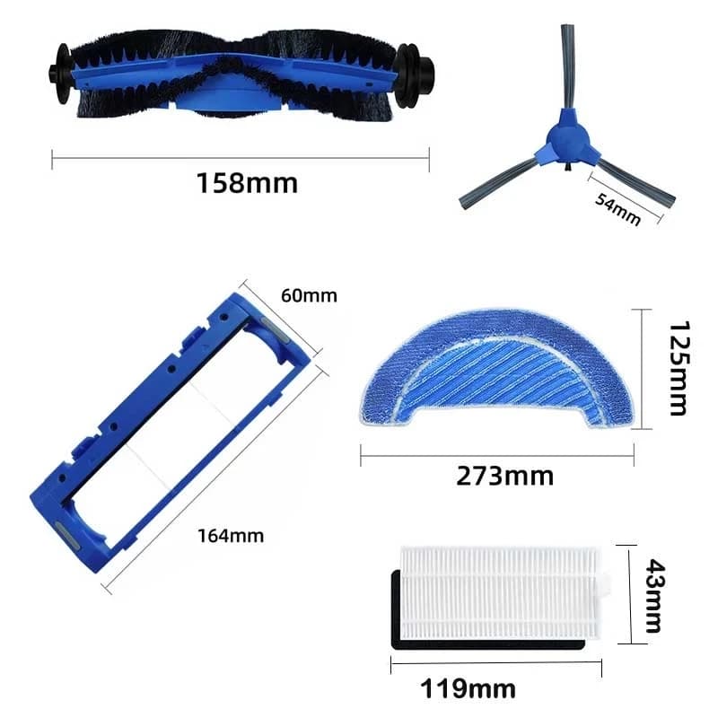 Pièces de rechange pour aspirateur Cecotec Conga 1090 1790 Titanium Ultra, brosse principale, filtre