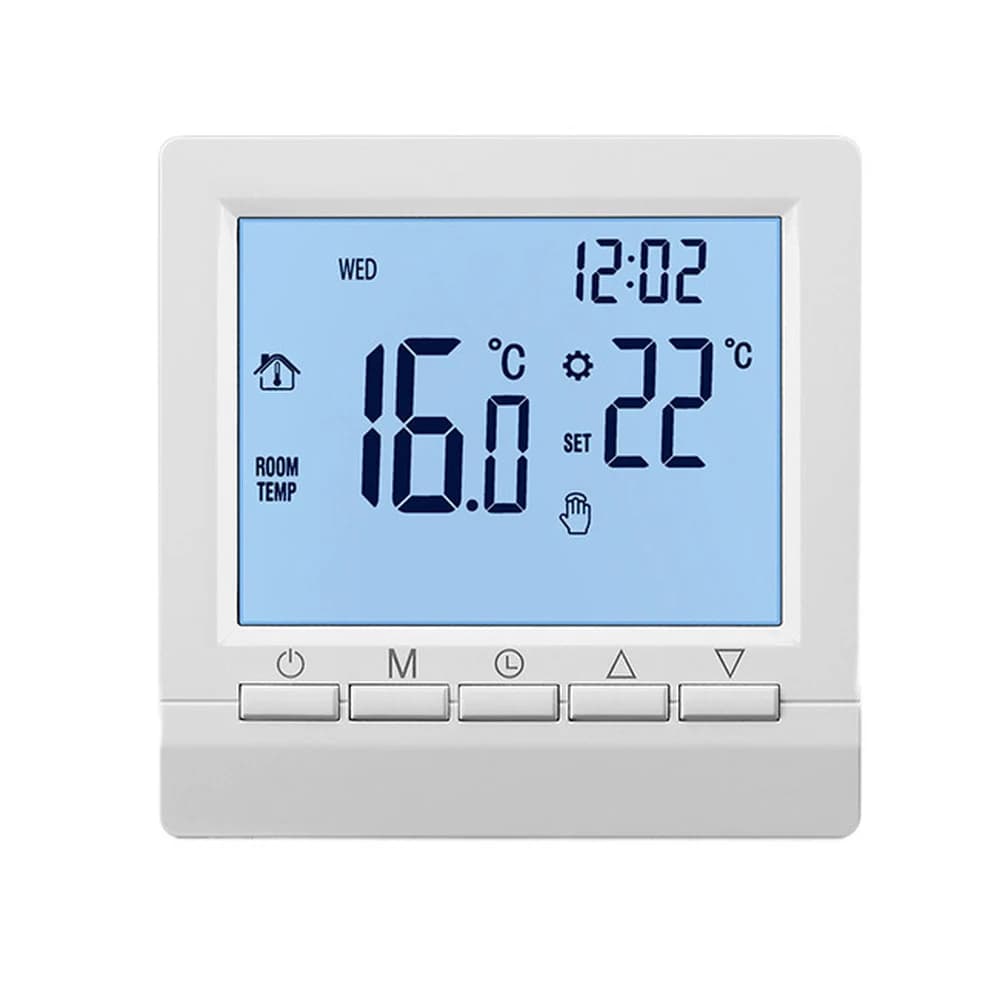 Thermostat numérique pour chaudière à gaz, batterie Programmable, régulateur de température de chauf