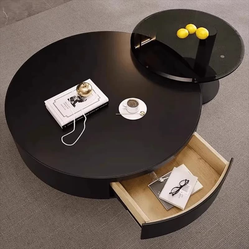 Table Basse ronde moderne pour Salon, Table Basse de luxe, mignonne, décor nordique, meubles de Salo